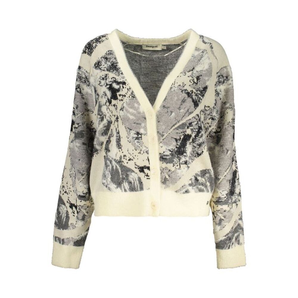 Desigual White Viscose Women Women's Sweater